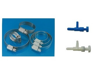 Air Switch & Connector & Fry Counting Spoon & Hollowed Hose Clamps imagen